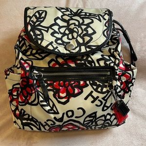 Coach Backpack Poppy Collection
